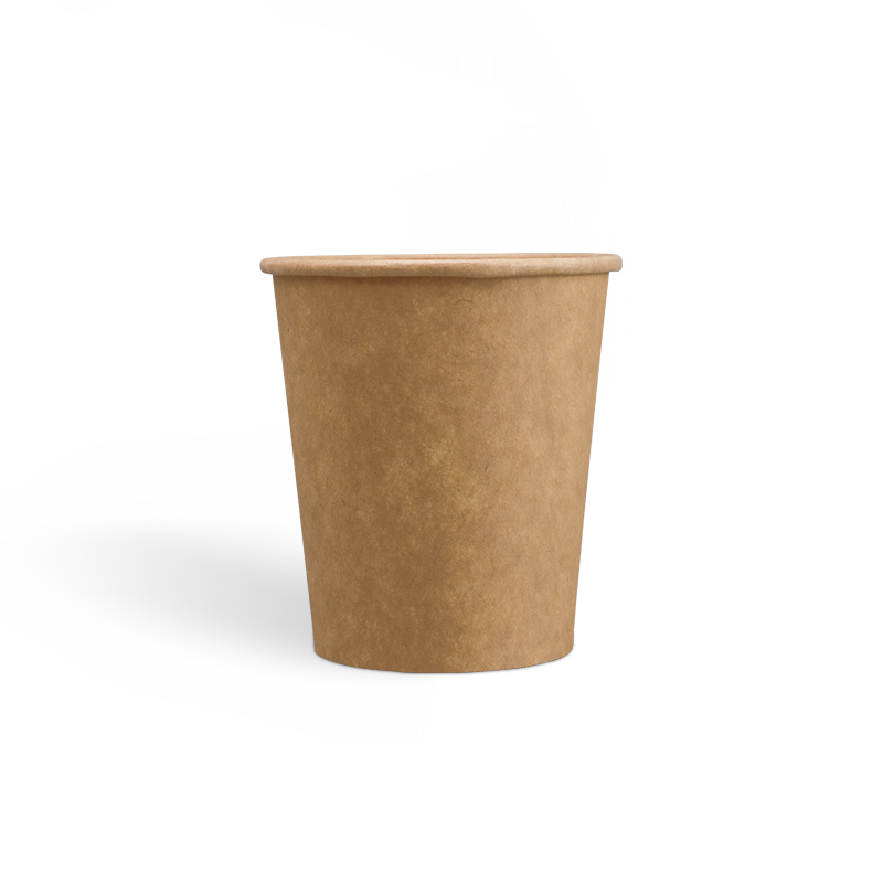 Jednostenné sulfátové kávové šálky s PE poťahom 7 oz