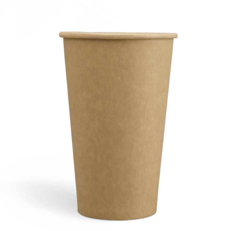 Jednostenné sulfátové kávové šálky s PE poťahom 22 oz